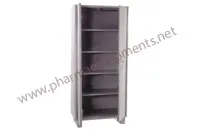 Store well cupboard with 4 shelves - Stainless Steel Lab Furniture